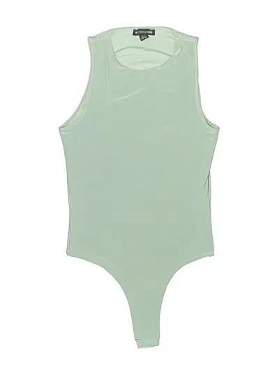 Pre-owned Prettylittlething Bodysuit In Green