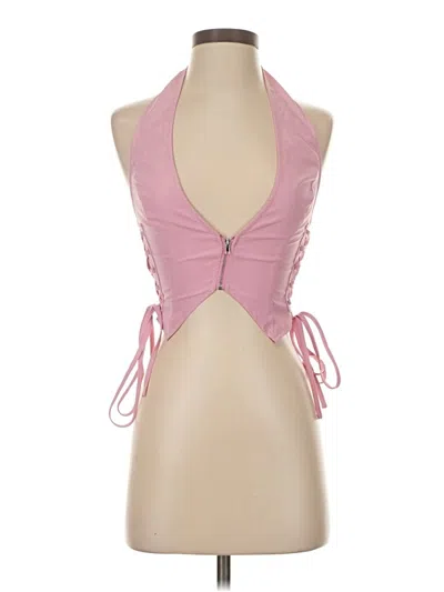 Pre-owned Prettylittlething Bodysuit In Pink