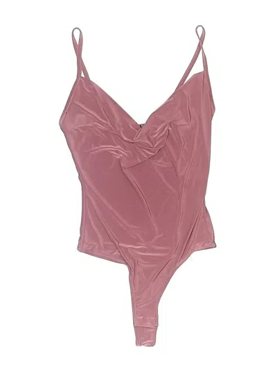 Pre-owned Prettylittlething Bodysuit In Pink