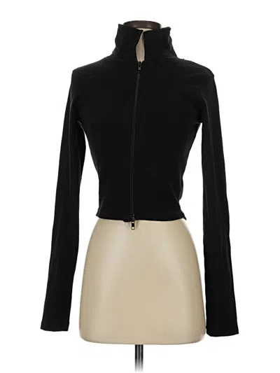 Pre-owned Prettylittlething Cardigan Sweater In Black