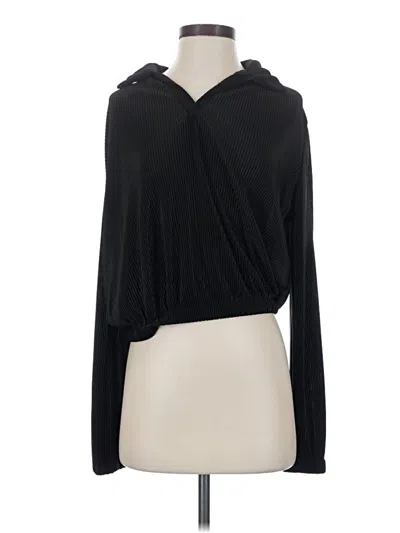 Pre-owned Prettylittlething Cardigan Sweater In Black