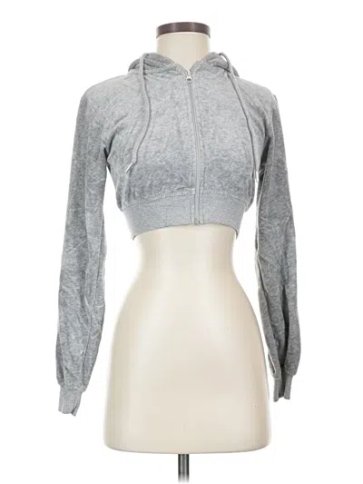 Pre-owned Prettylittlething Cardigan Sweater In Silver