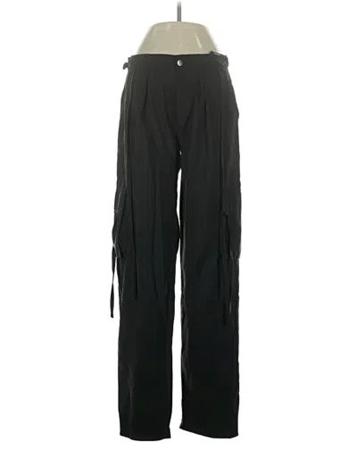 Pre-owned Prettylittlething Cargo Pants In Black