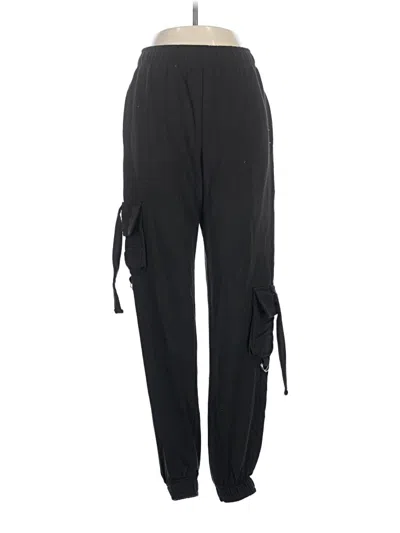 Pre-owned Prettylittlething Cargo Pants In Black