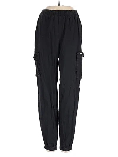 Pre-owned Prettylittlething Cargo Pants In Black