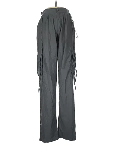 Pre-owned Prettylittlething Cargo Pants In Gray