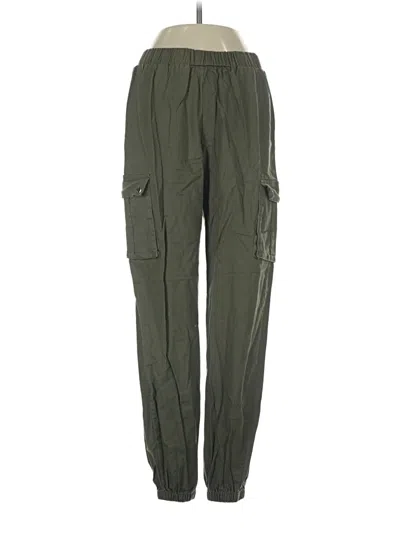 Pre-owned Prettylittlething Cargo Pants In Green