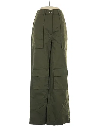 Pre-owned Prettylittlething Cargo Pants In Green