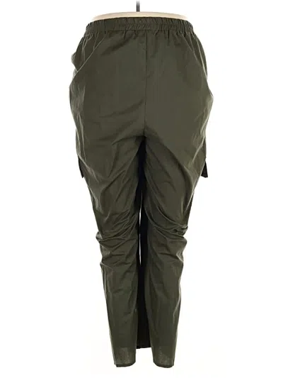 Pre-owned Prettylittlething Cargo Pants In Green