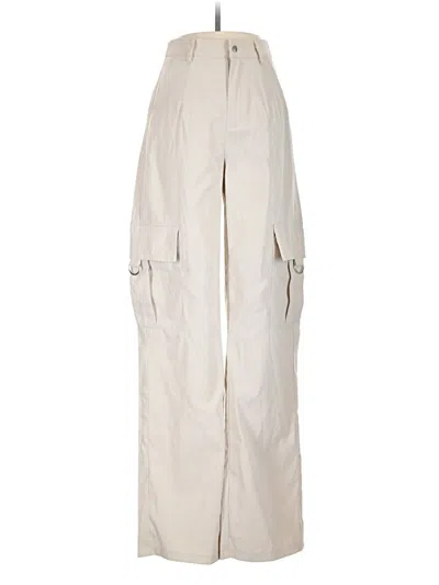 Prettylittlething Cargo Pants In Ivory