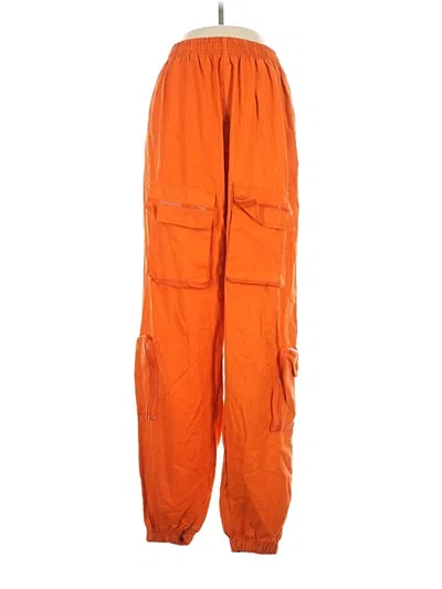 Pre-owned Prettylittlething Cargo Pants In Orange