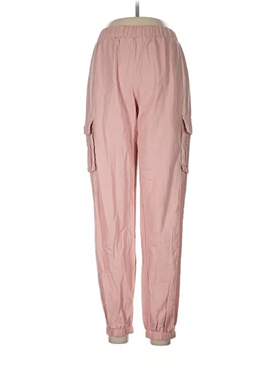 Pre-owned Prettylittlething Cargo Pants In Pink