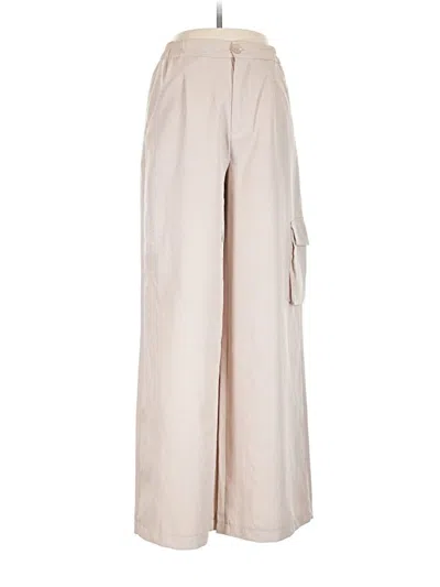 Pre-owned Prettylittlething Cargo Pants In Tan
