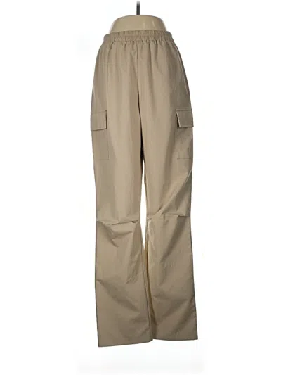 Pre-owned Prettylittlething Cargo Pants In Tan