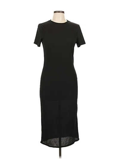 Pre-owned Prettylittlething Casual Dress In Black