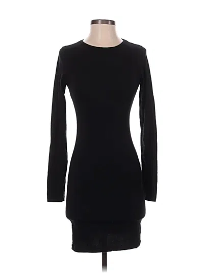 Pre-owned Prettylittlething Casual Dress In Black