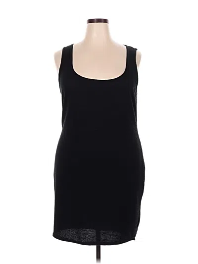 Pre-owned Prettylittlething Casual Dress In Black