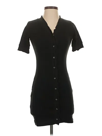 Pre-owned Prettylittlething Casual Dress In Black