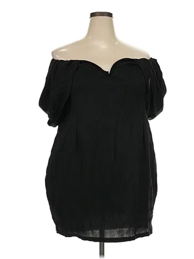 Pre-owned Prettylittlething Casual Dress In Black