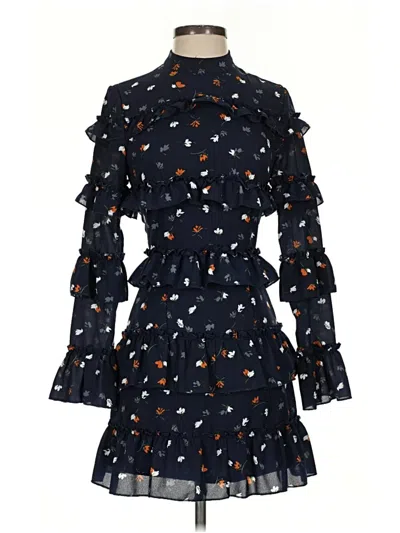 Pre-owned Prettylittlething Casual Dress In Blue