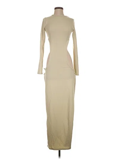 Pre-owned Prettylittlething Casual Dress In Brown