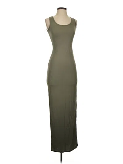 Pre-owned Prettylittlething Casual Dress In Green