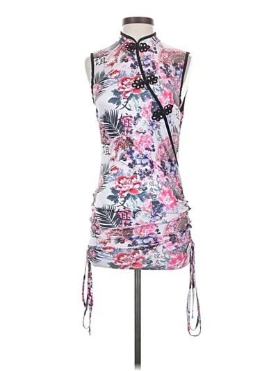 Pre-owned Prettylittlething Casual Dress In Pink