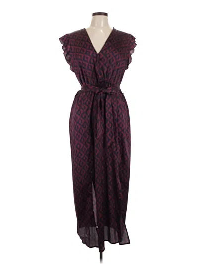 Pre-owned Prettylittlething Casual Dress In Purple