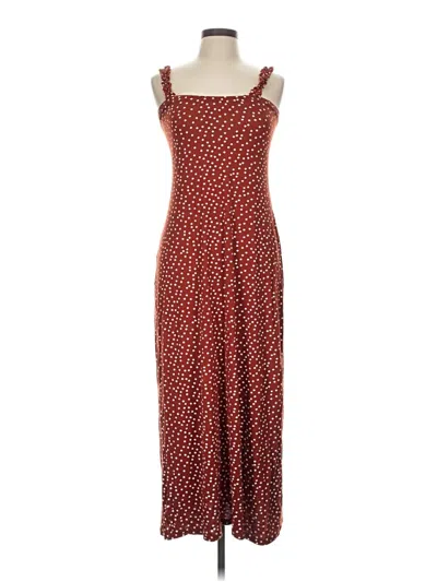 Pre-owned Prettylittlething Casual Dress In Red
