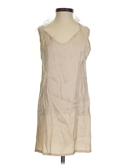 Pre-owned Prettylittlething Casual Dress In Tan