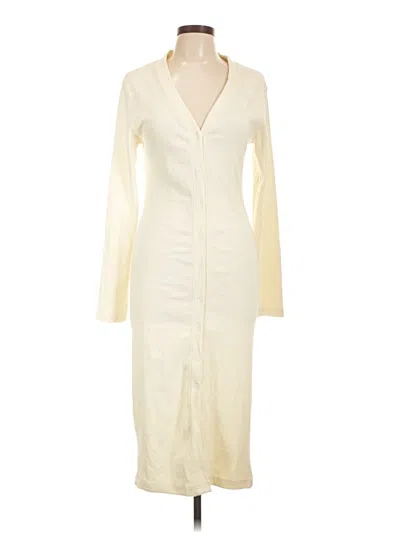 Pre-owned Prettylittlething Casual Dress In White