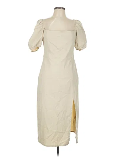 Pre-owned Prettylittlething Casual Dress In White
