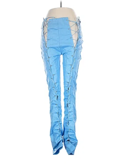 Pre-owned Prettylittlething Casual Pants In Blue