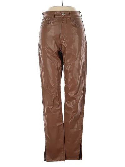 Pre-owned Prettylittlething Casual Pants In Brown