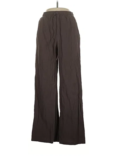 Pre-owned Prettylittlething Casual Pants In Brown