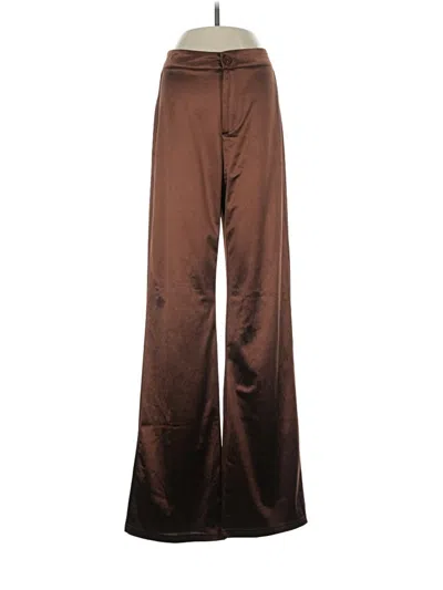 Pre-owned Prettylittlething Casual Pants In Brown