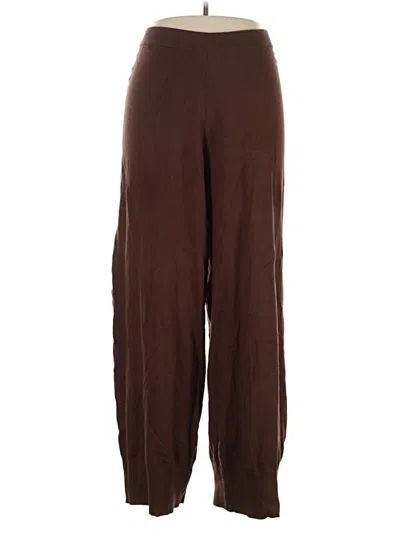 Pre-owned Prettylittlething Casual Pants In Brown