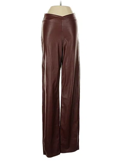 Pre-owned Prettylittlething Casual Pants In Brown