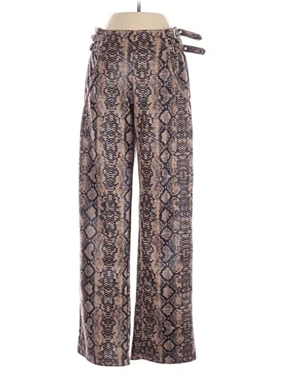 Pre-owned Prettylittlething Casual Pants In Brown