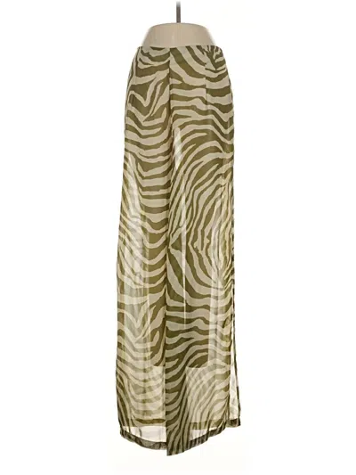 Pre-owned Prettylittlething Casual Pants In Gold