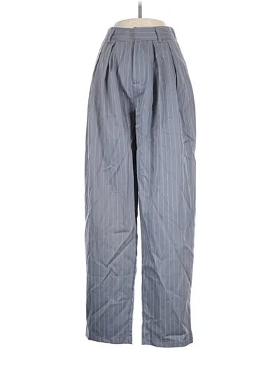 Pre-owned Prettylittlething Casual Pants In Gray