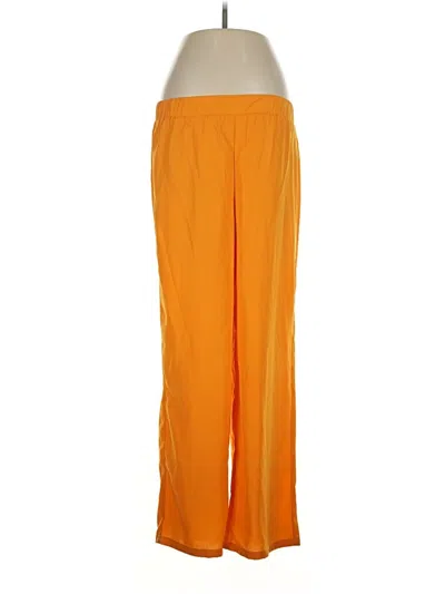 Pre-owned Prettylittlething Casual Pants In Orange