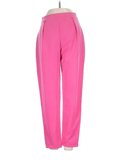 Pre-owned Prettylittlething Casual Pants In Pink