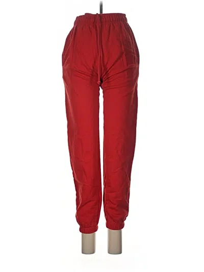 Pre-owned Prettylittlething Casual Pants In Red