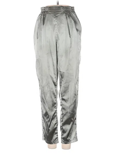 Pre-owned Prettylittlething Casual Pants In Silver