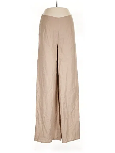 Pre-owned Prettylittlething Casual Pants In Tan