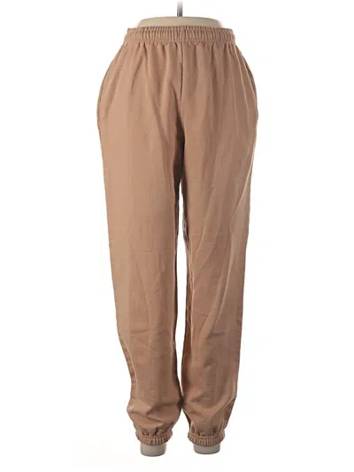 Pre-owned Prettylittlething Casual Pants In Tan