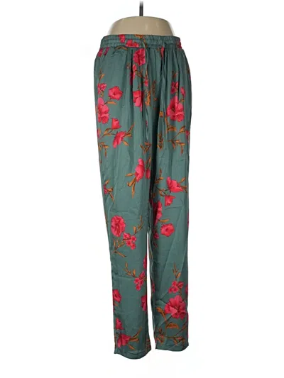 Prettylittlething Casual Pants In Teal