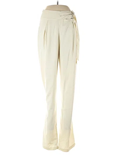 Pre-owned Prettylittlething Casual Pants In White