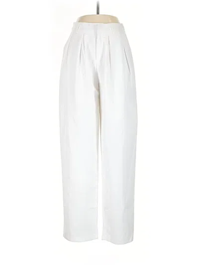 Pre-owned Prettylittlething Casual Pants In White